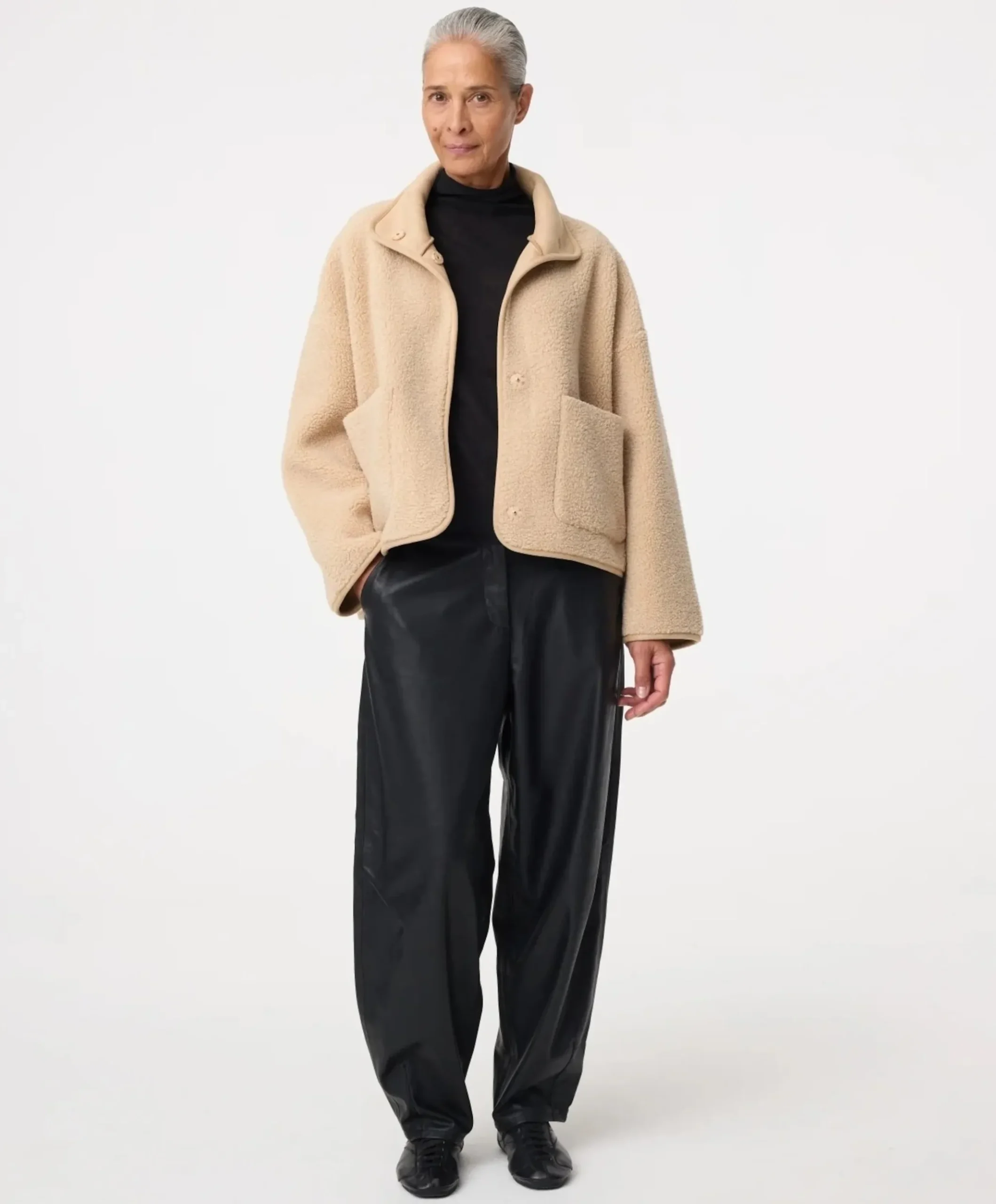 Dames jas beige