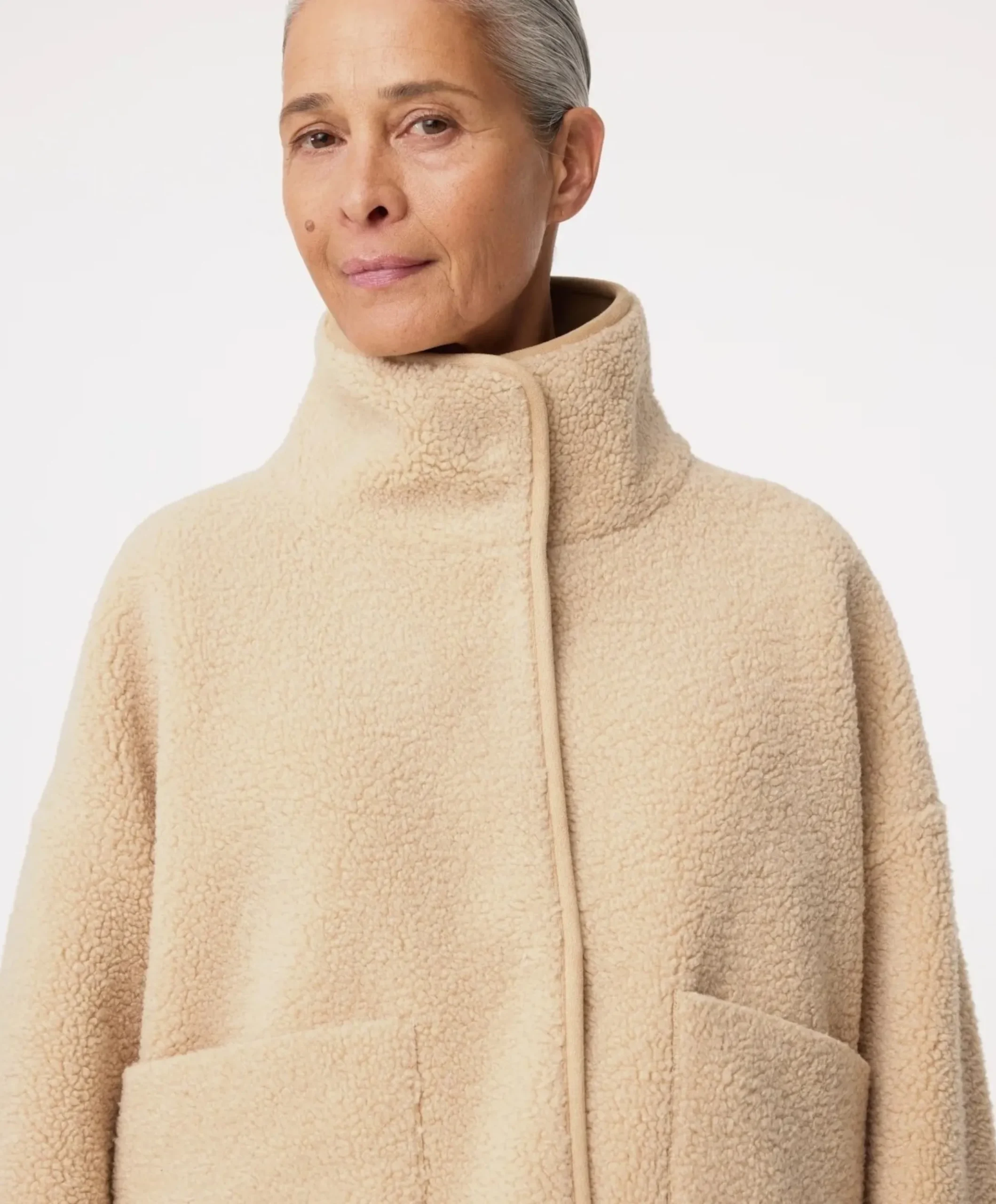 Dames jas beige