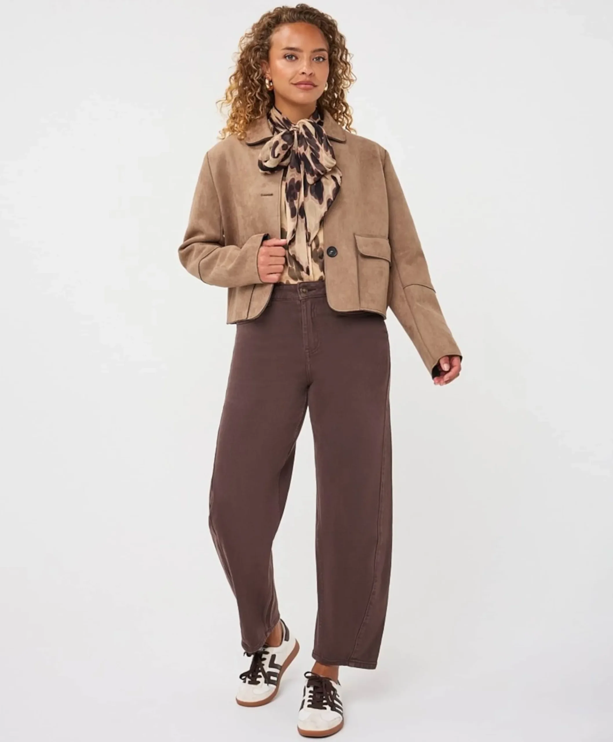 Dames jas beige