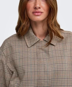 Dames jas beige