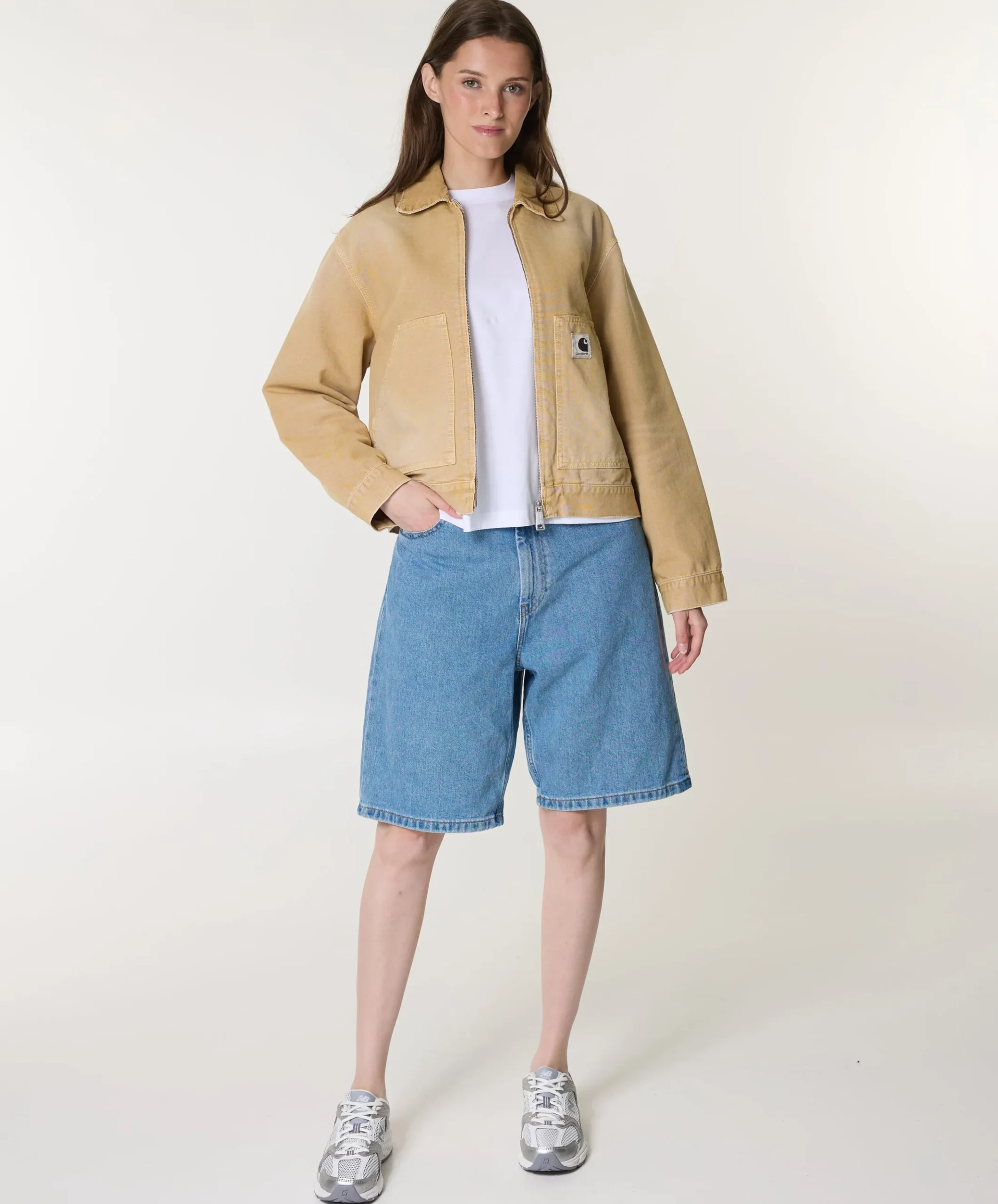 Dames jas beige