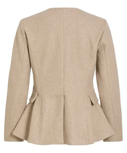 Dames jas beige