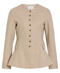 Dames jas beige