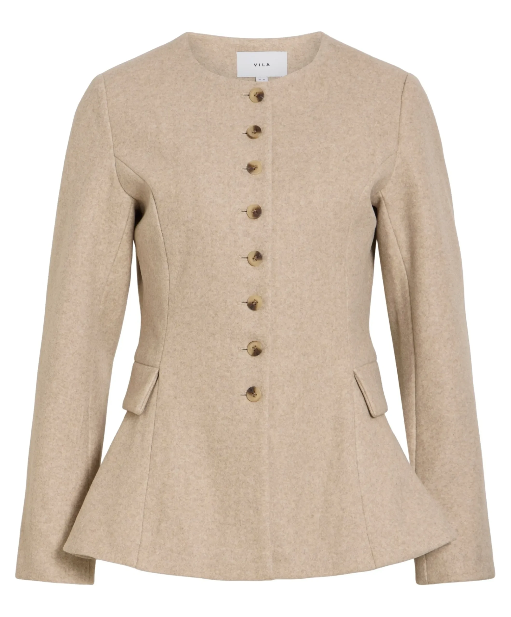 Dames jas beige