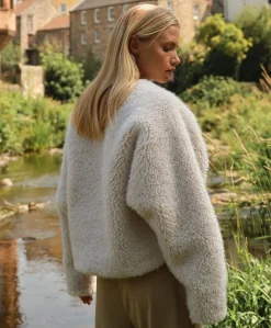 Dames jas beige