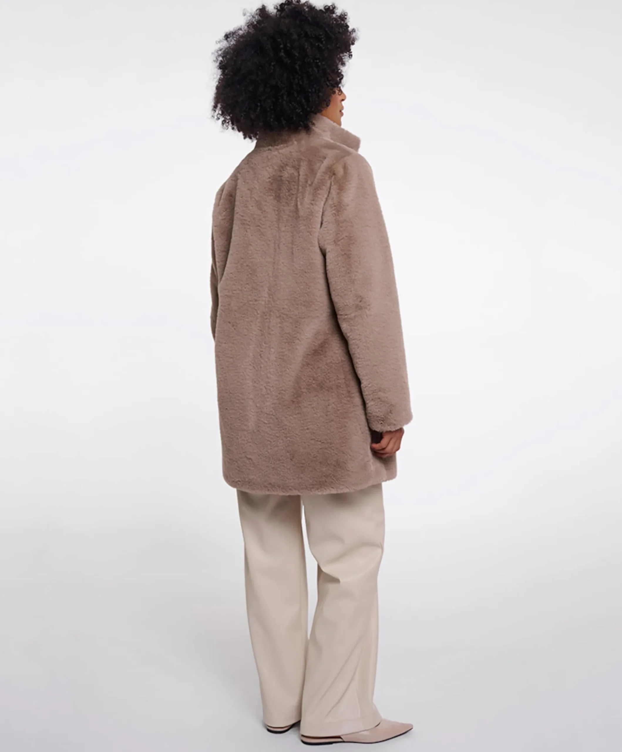 Dames jas beige
