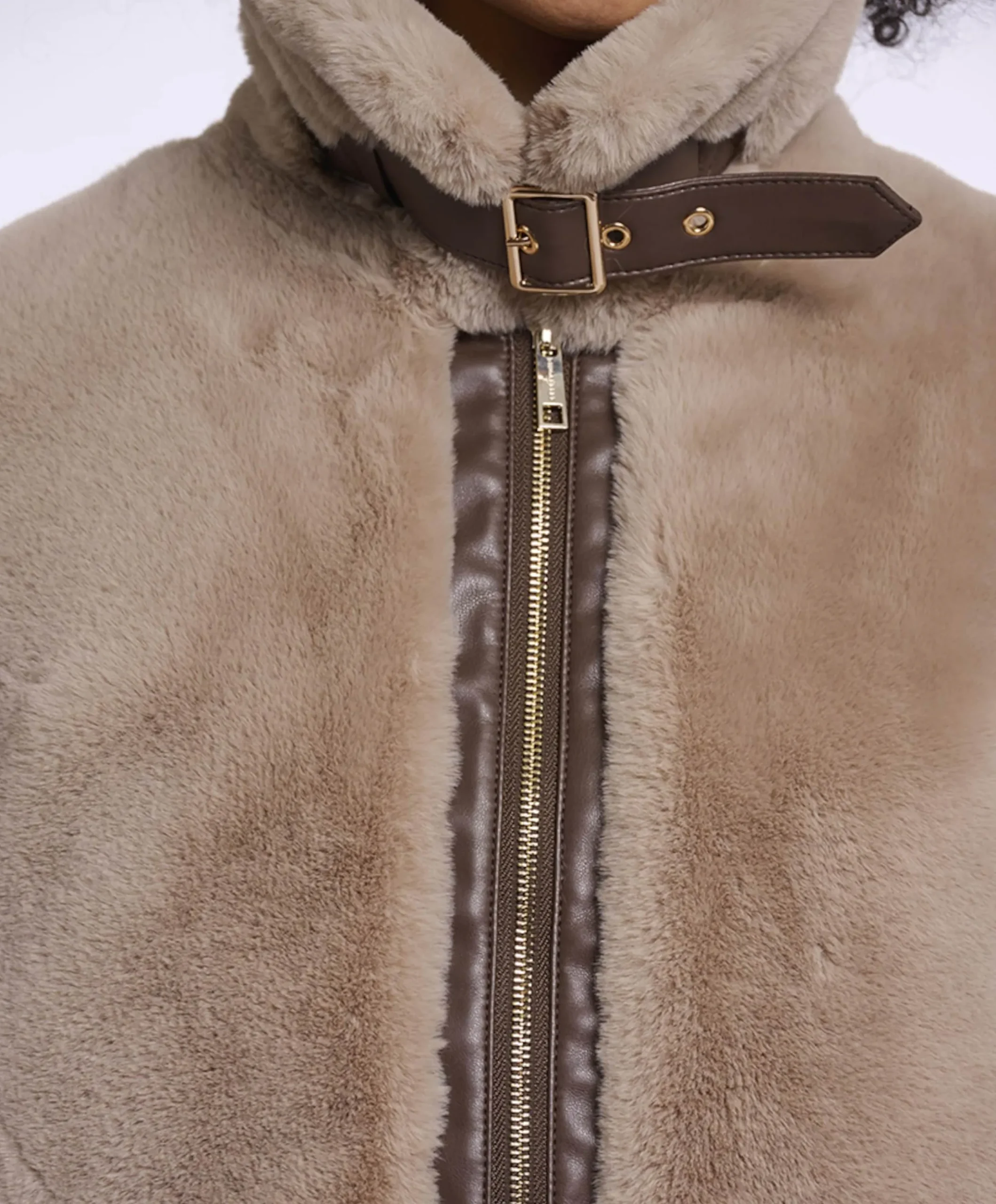 Dames jas beige