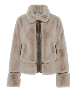 Dames jas beige