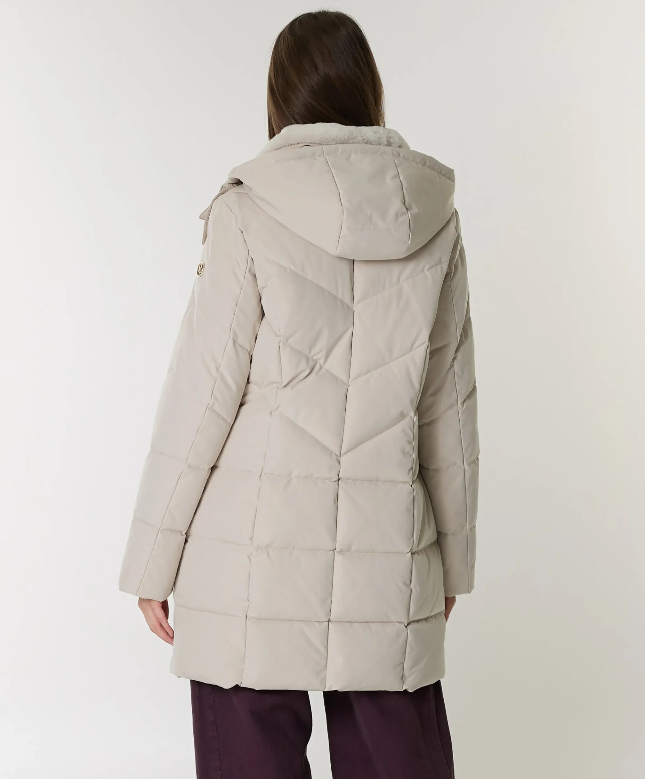 Dames jas beige