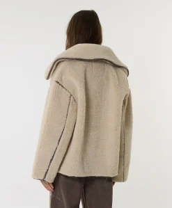 Dames jas beige