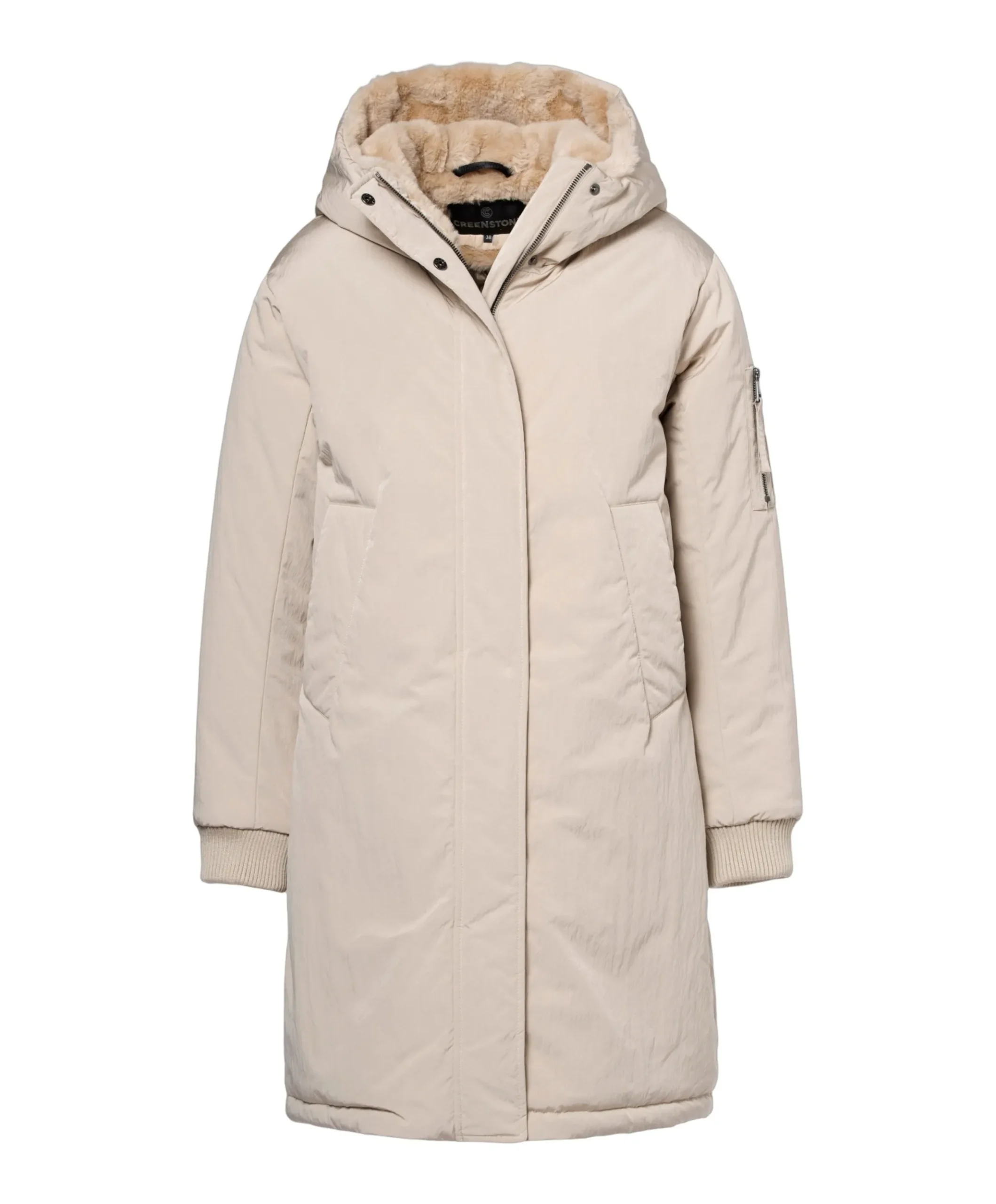 Dames jas beige