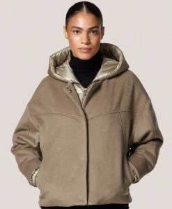 Dames jas beige