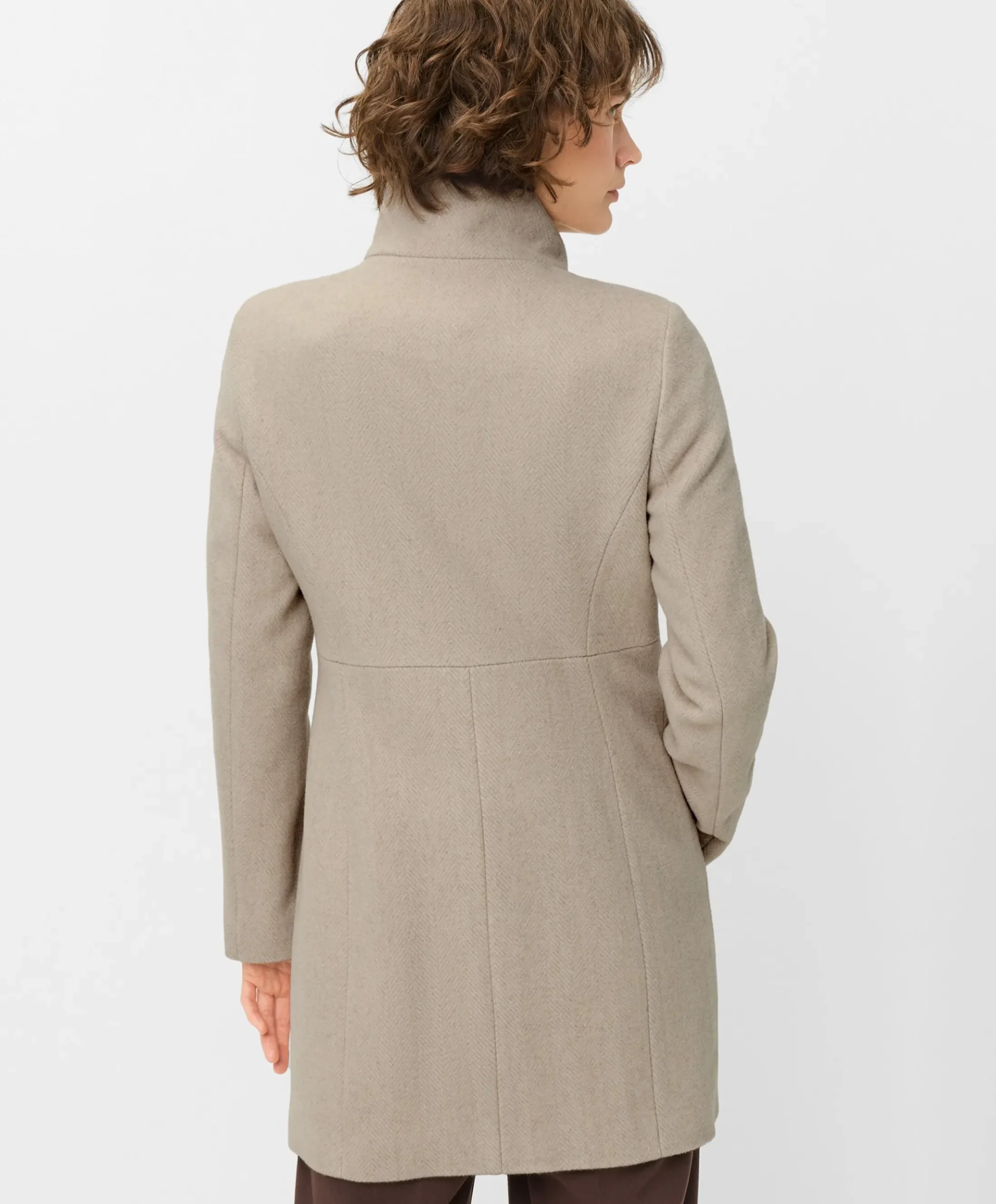 Dames jas beige