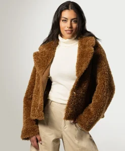 Dames jas beige
