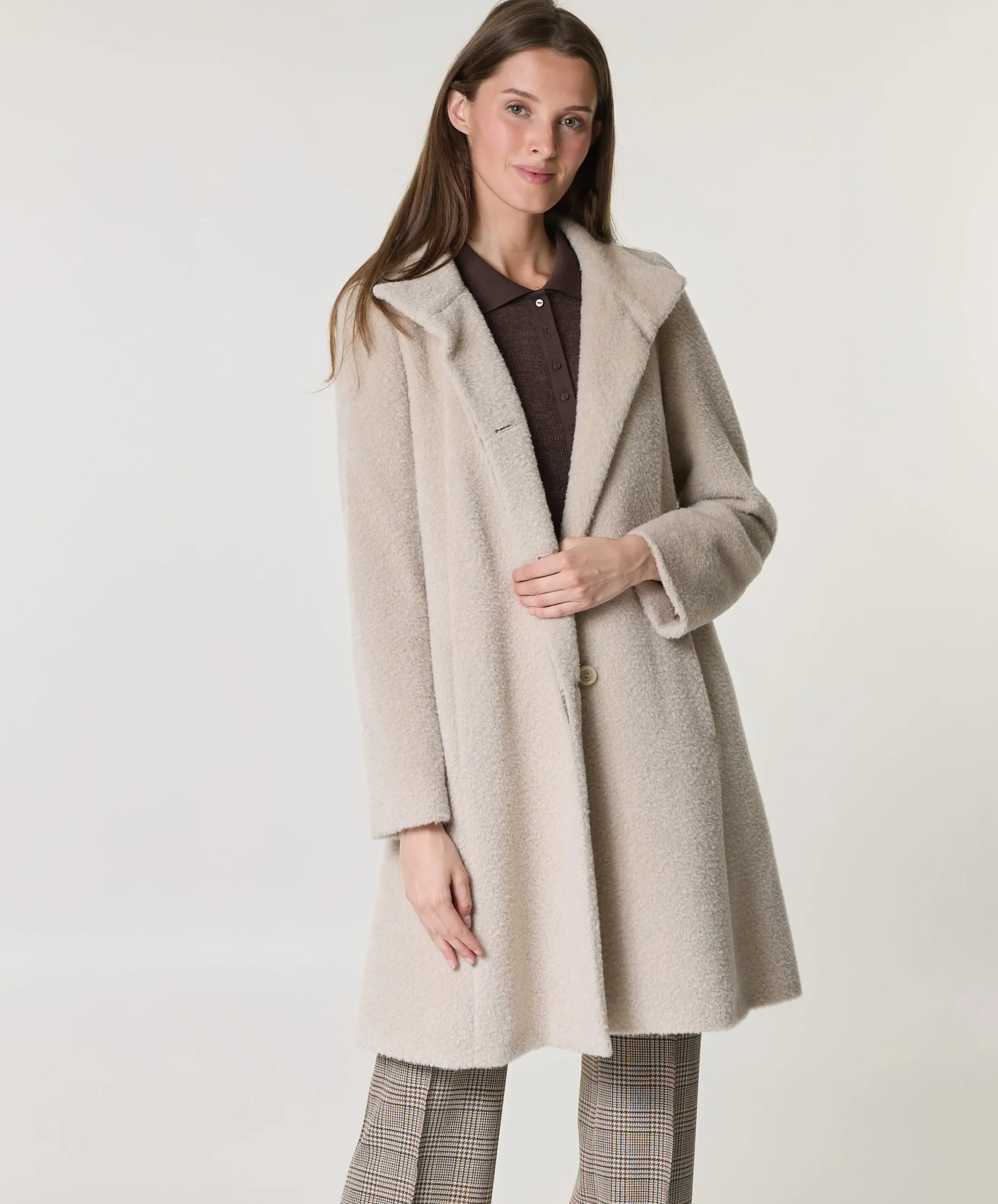 Dames jas beige