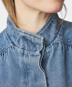 Dames jas blauw