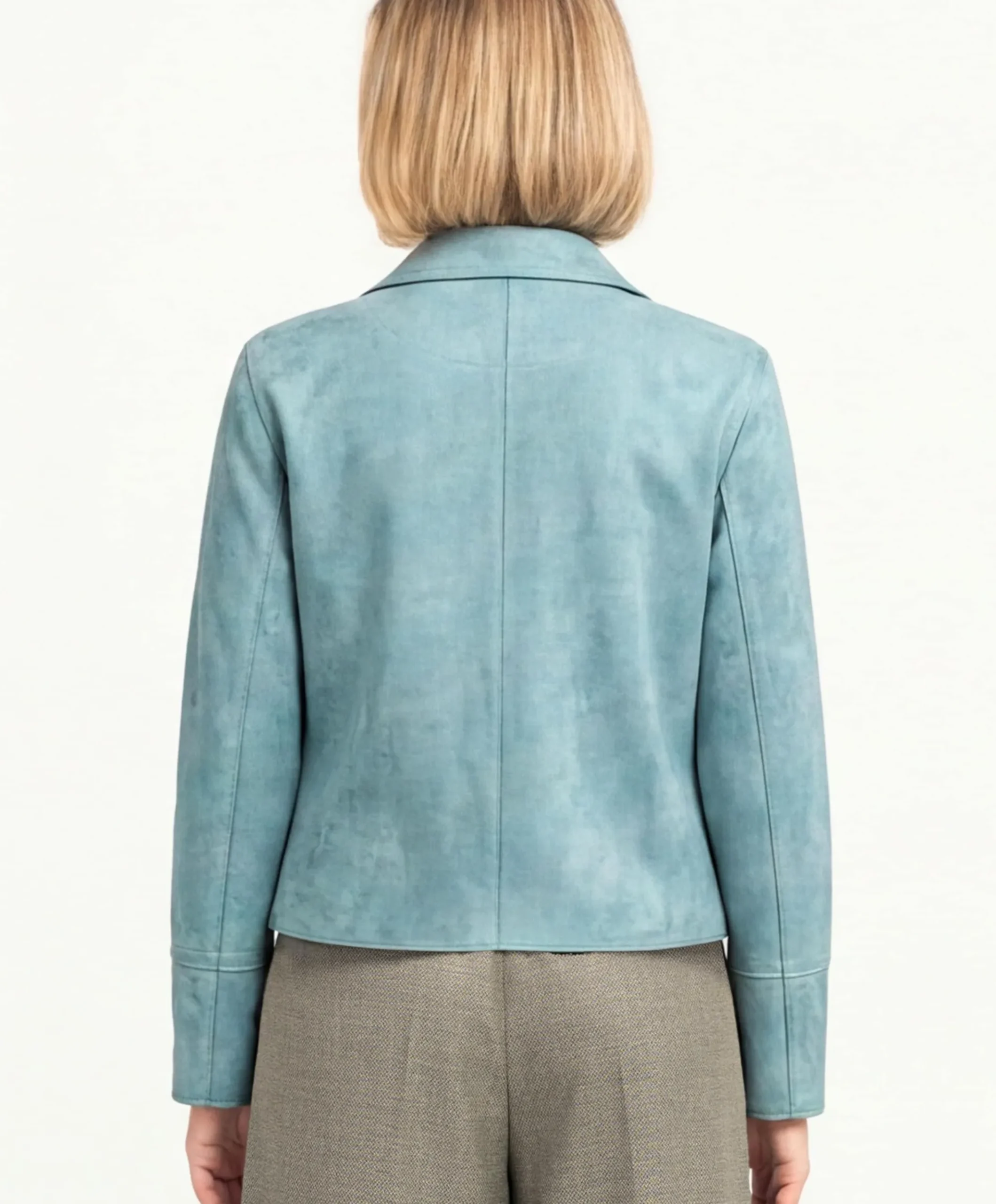 Dames jas blauw
