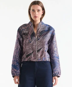 Dames jas blauw
