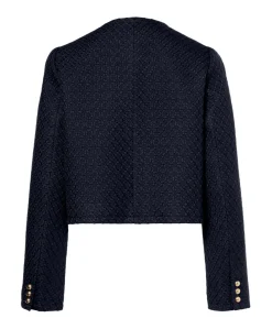 Dames jas blauw
