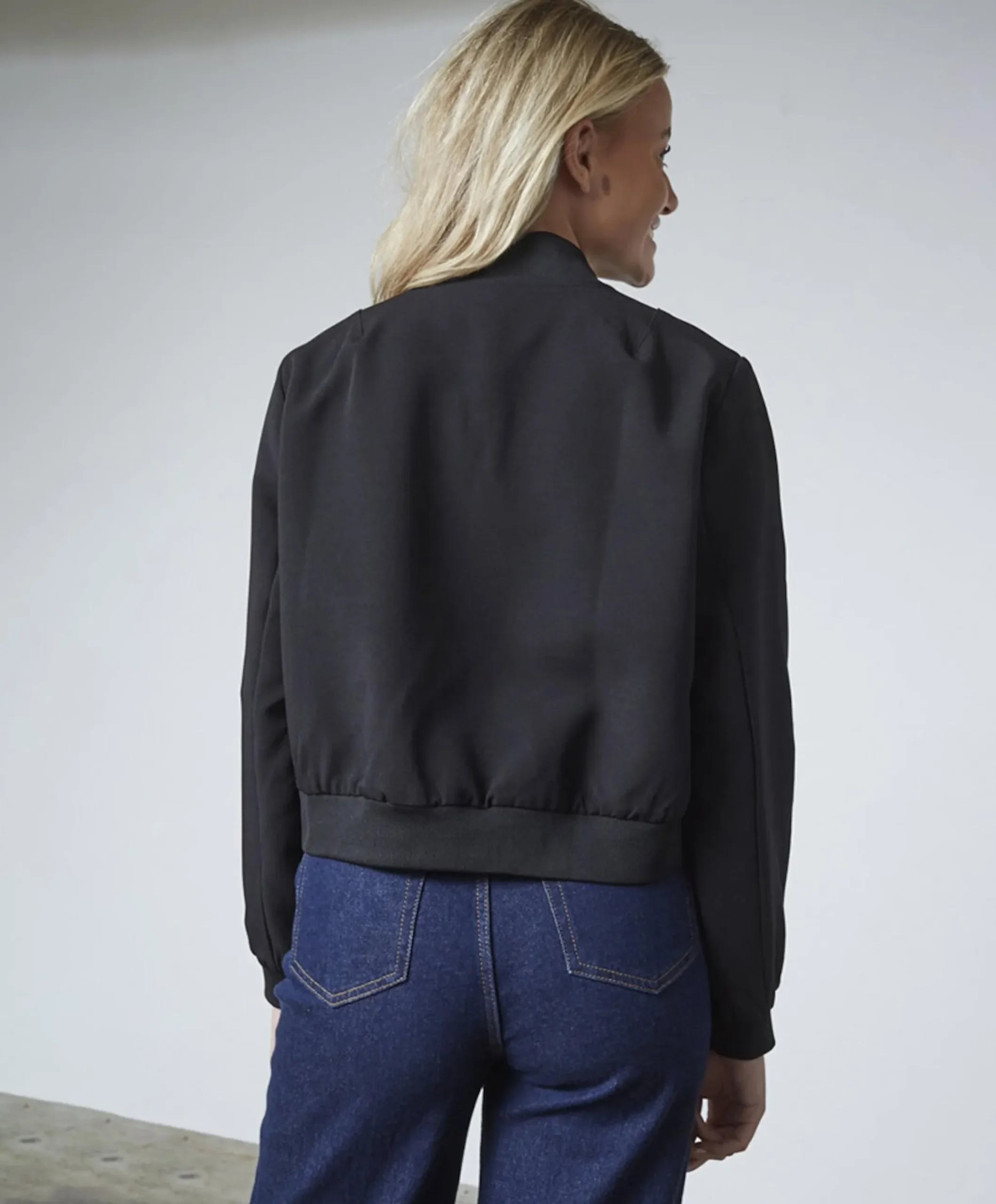 Dames jas blauw
