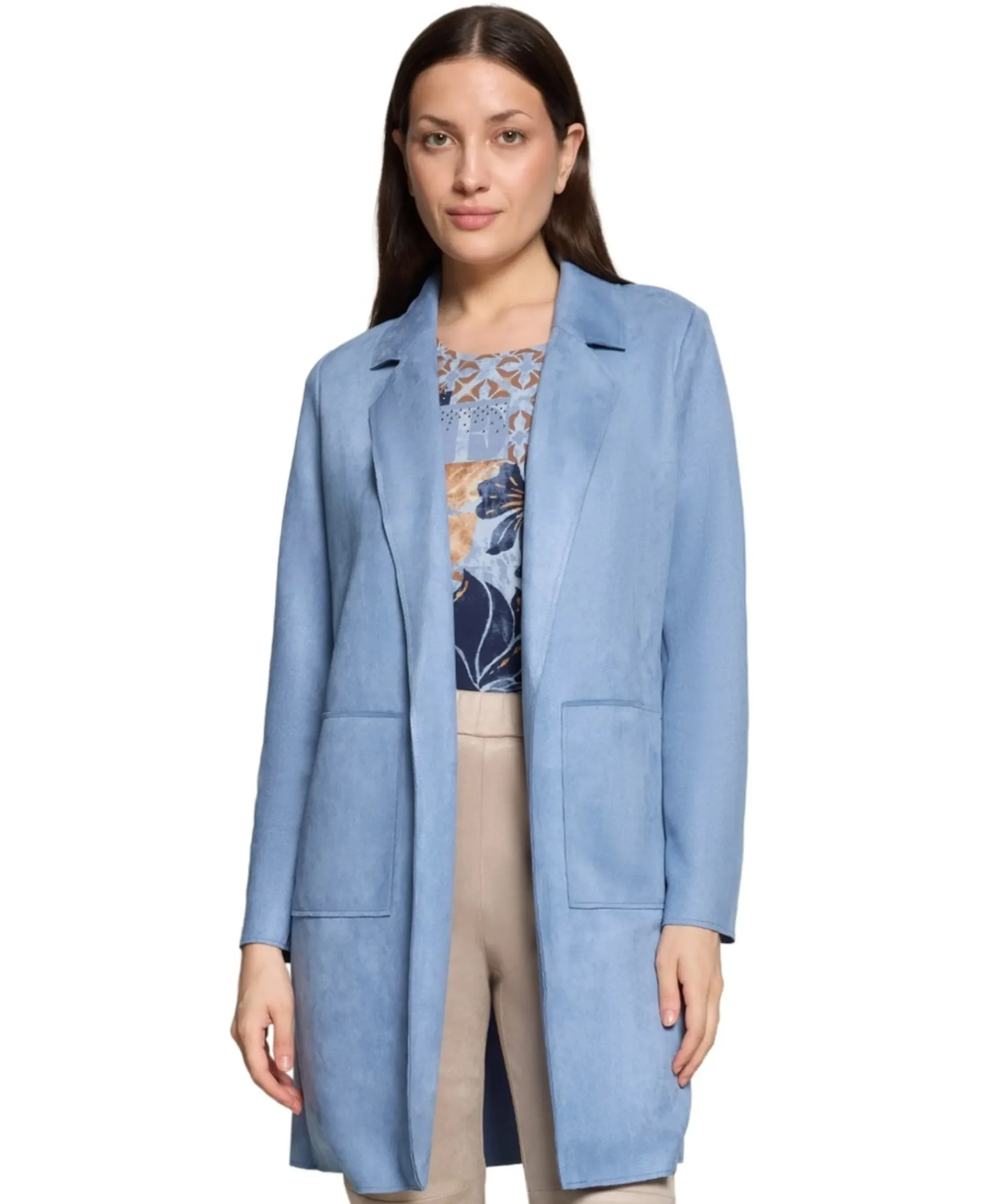 Dames jas blauw