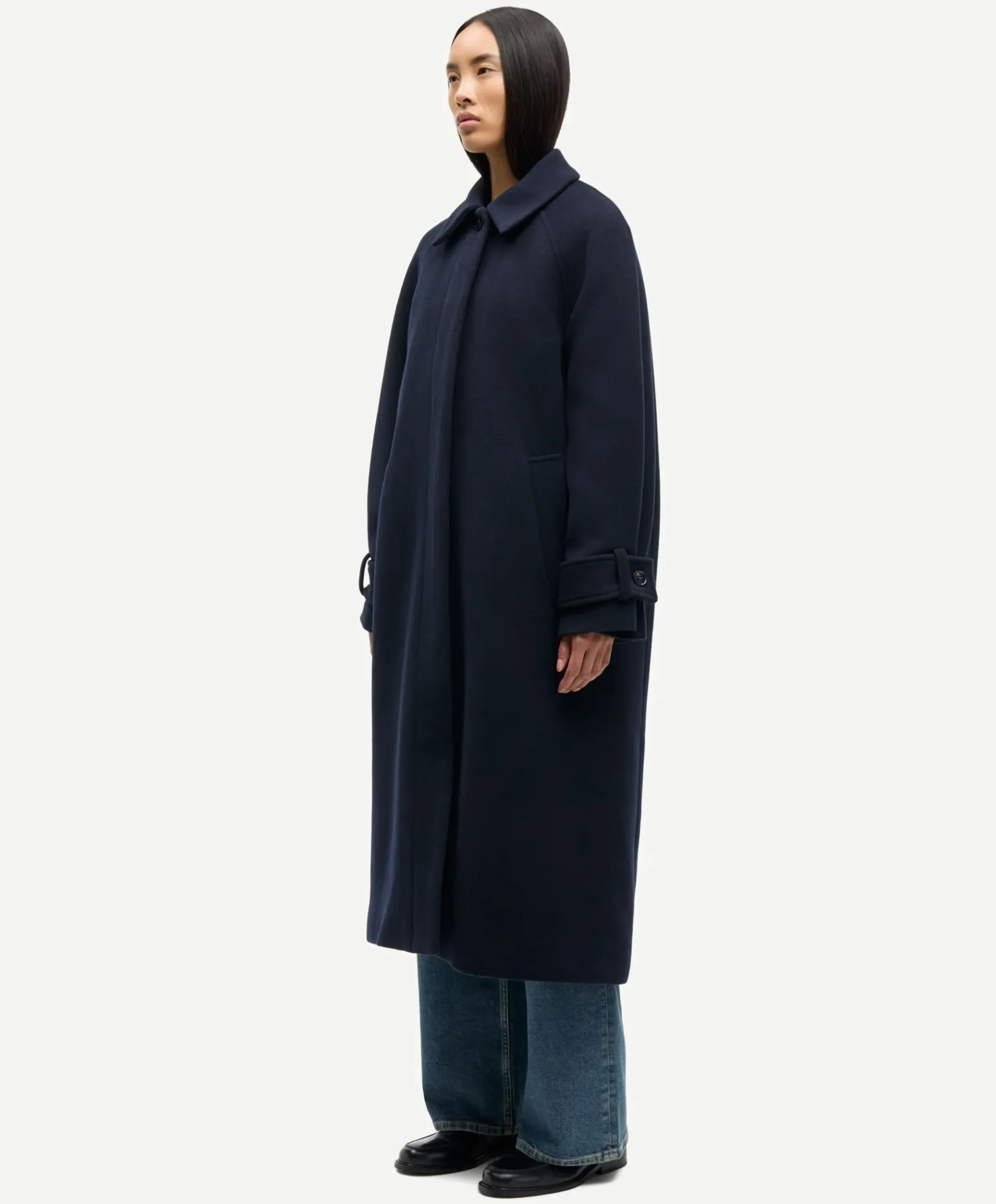 Dames jas blauw