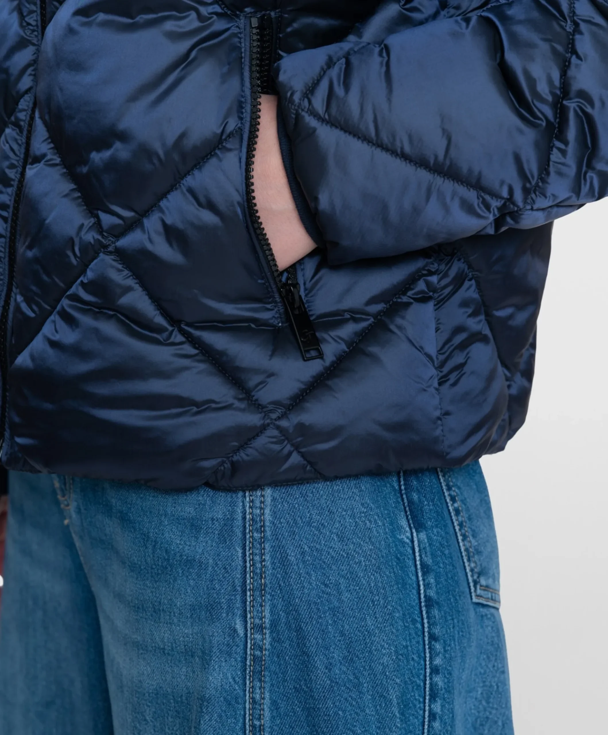Dames jas blauw