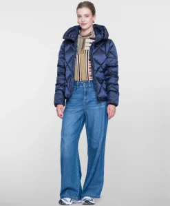 Dames jas blauw