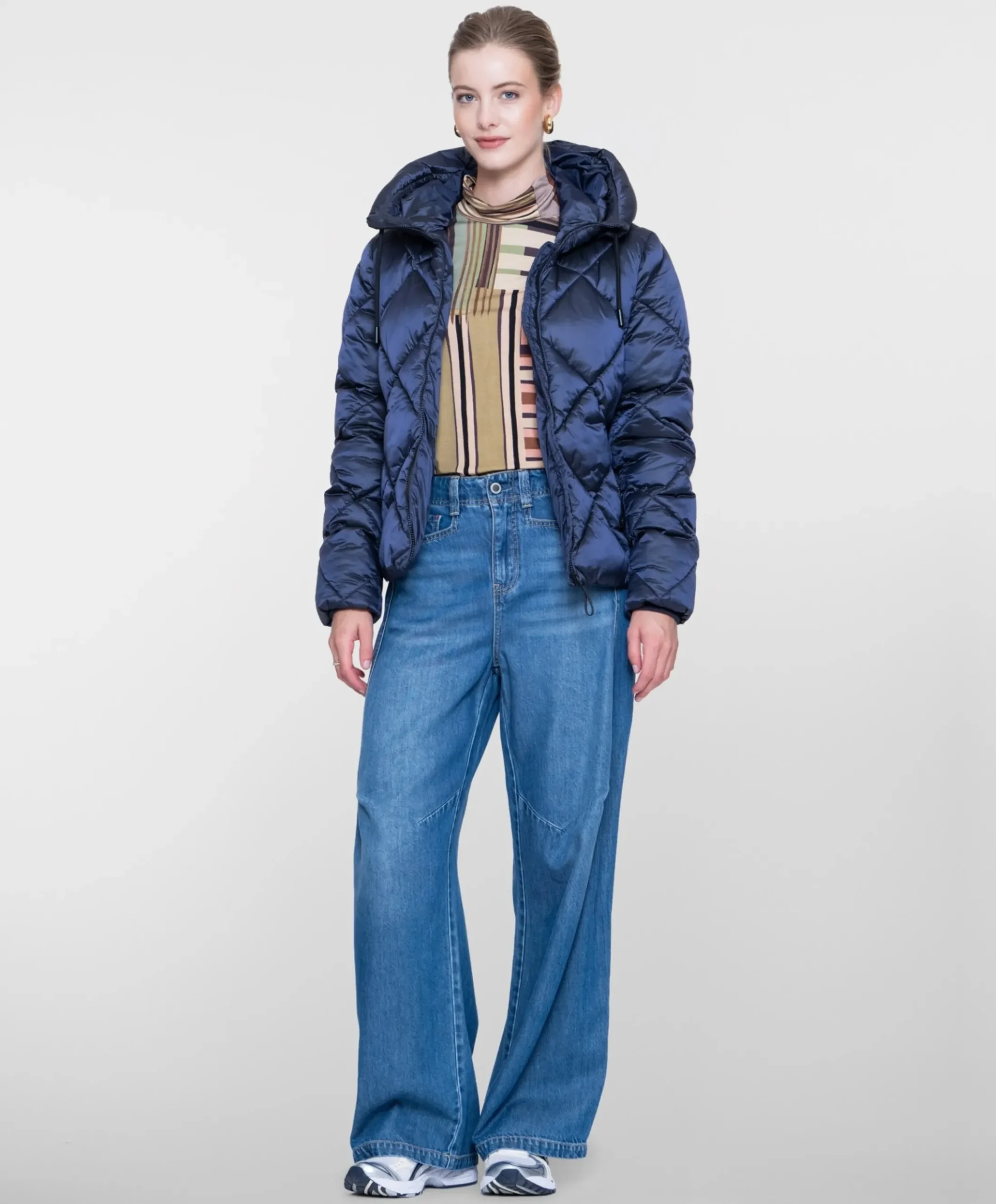 Dames jas blauw