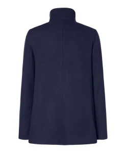 Dames jas blauw
