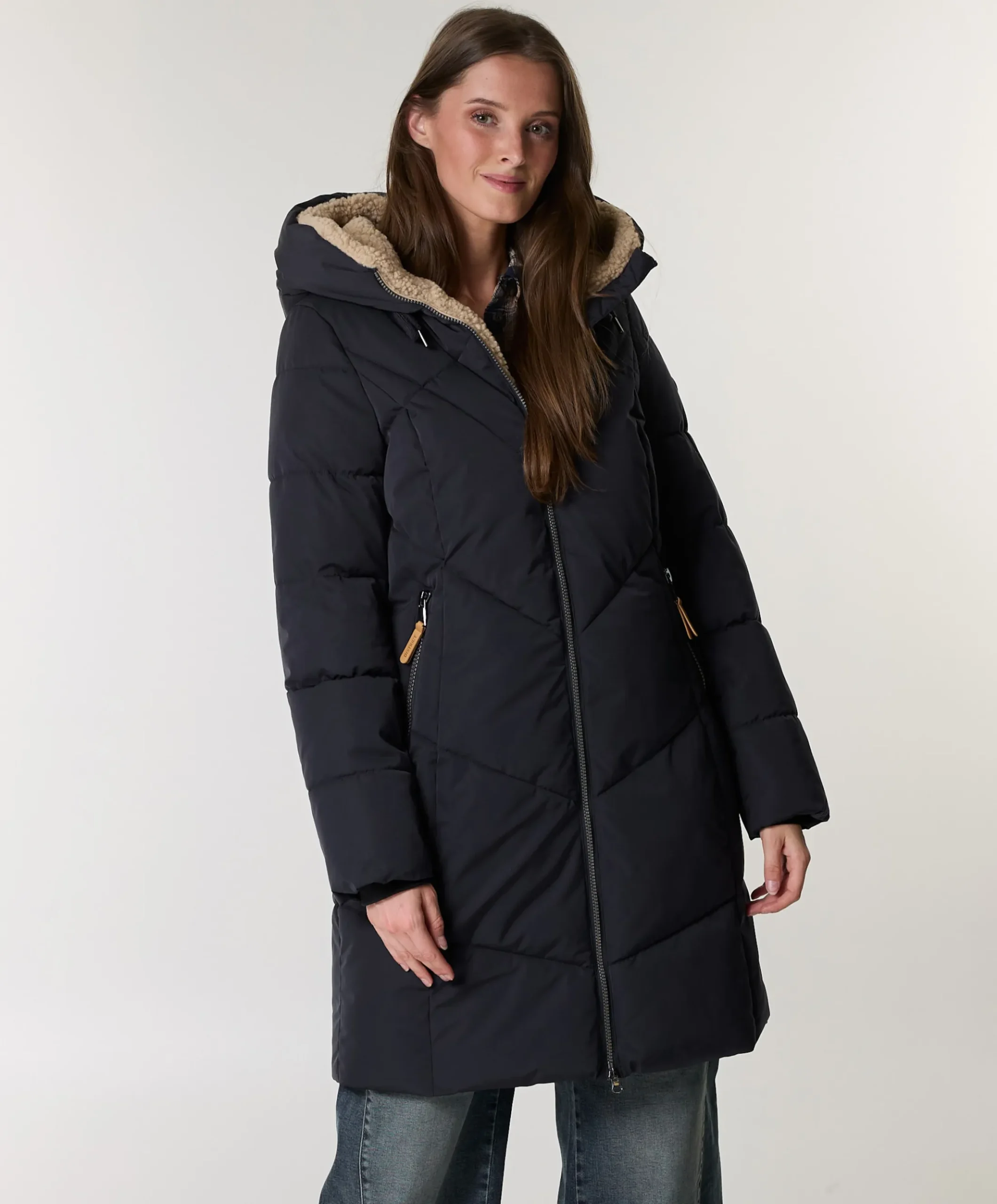Dames jas blauw