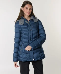 Dames jas blauw