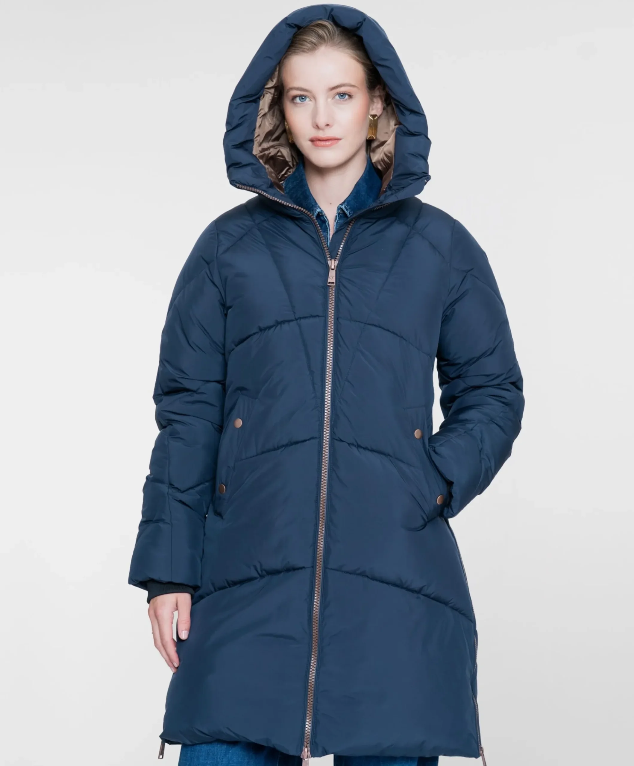 Dames jas blauw