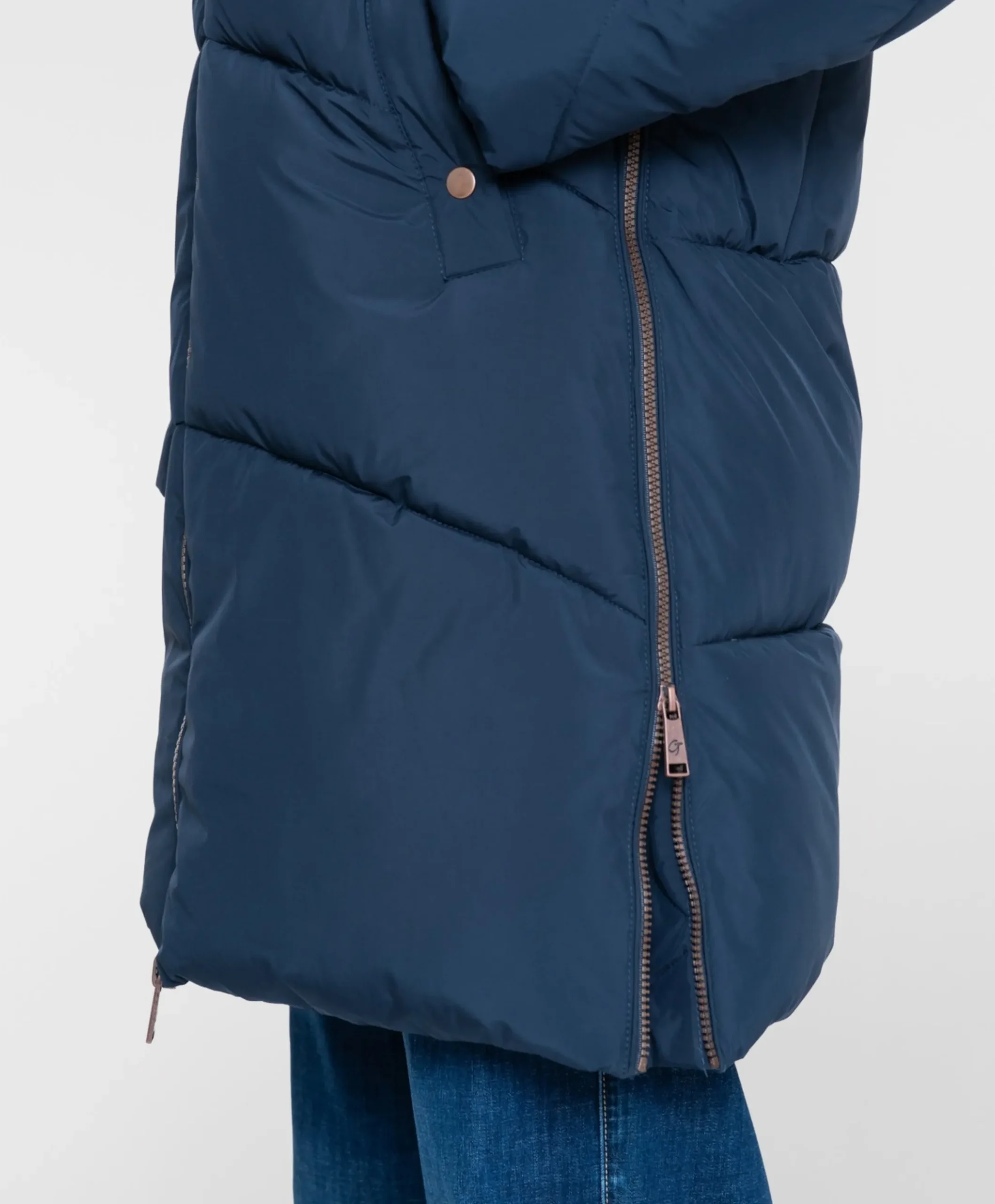 Dames jas blauw