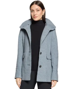 Dames jas blauw