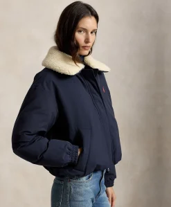 Dames jas blauw