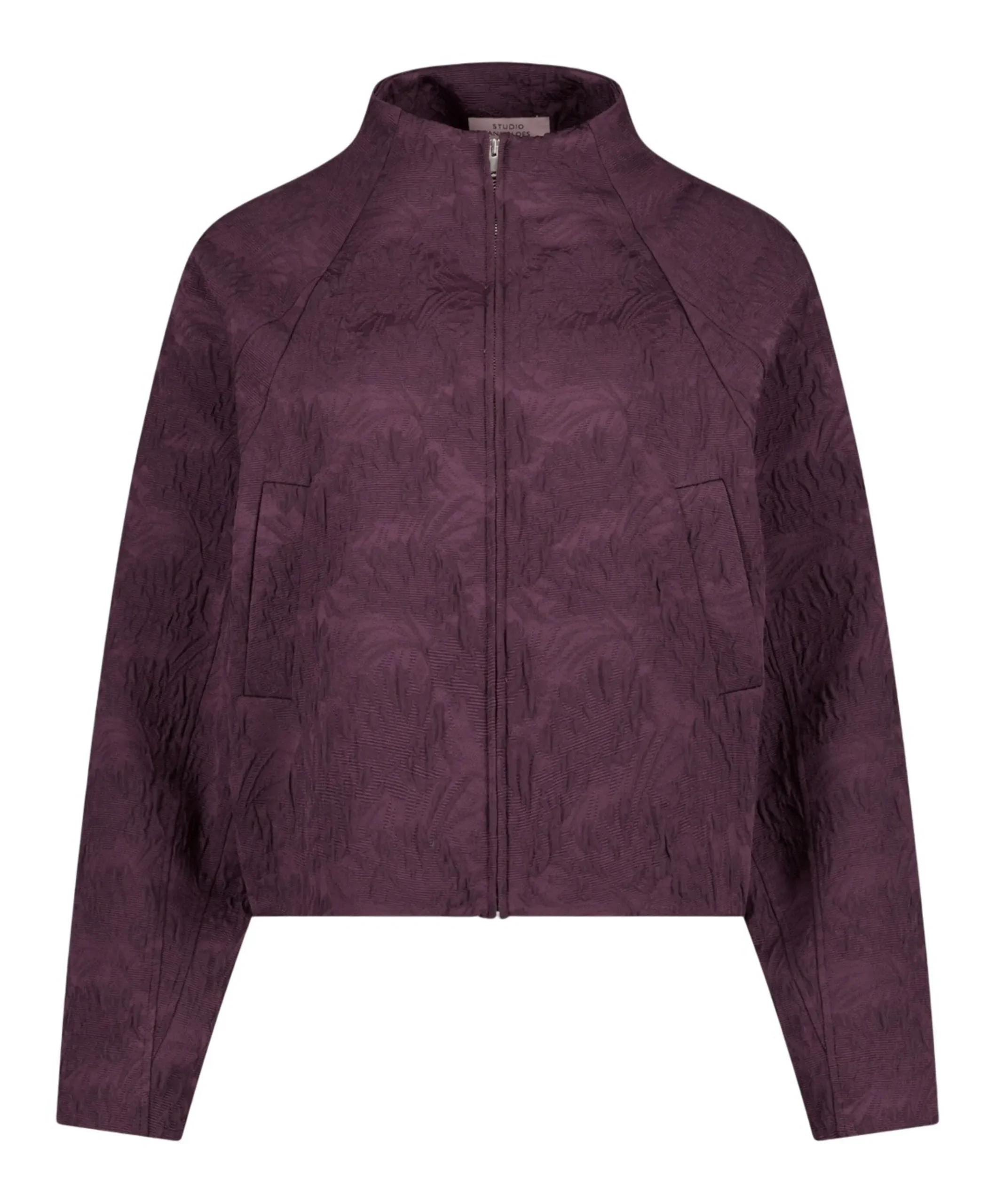 Dames jas bordeaux