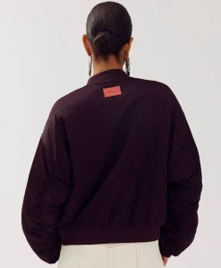 Dames jas bordeaux