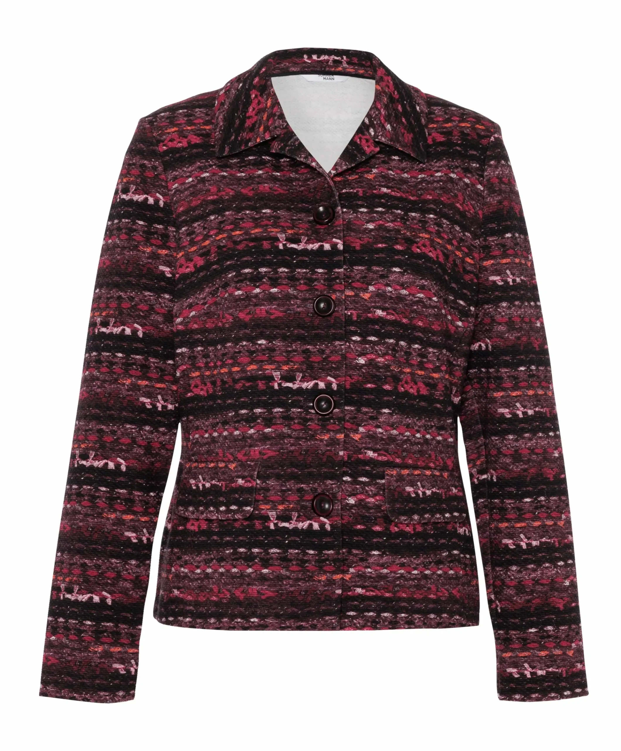 Dames jas bordeaux