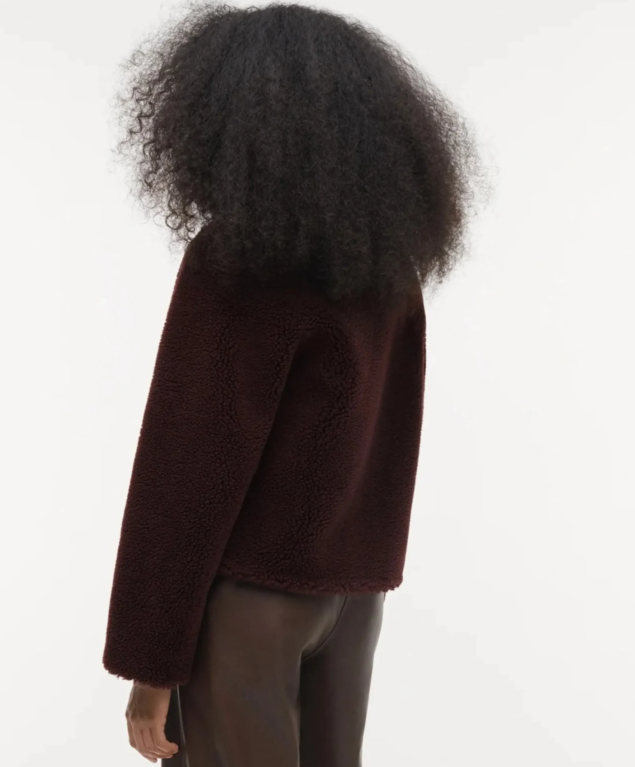 Dames jas bordeaux