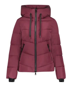 Dames jas bordeaux