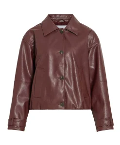Dames jas bordeaux