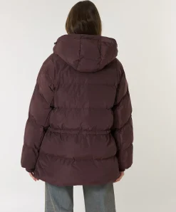 Dames jas bordeaux