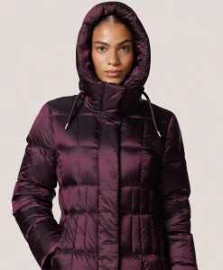 Dames jas bordeaux