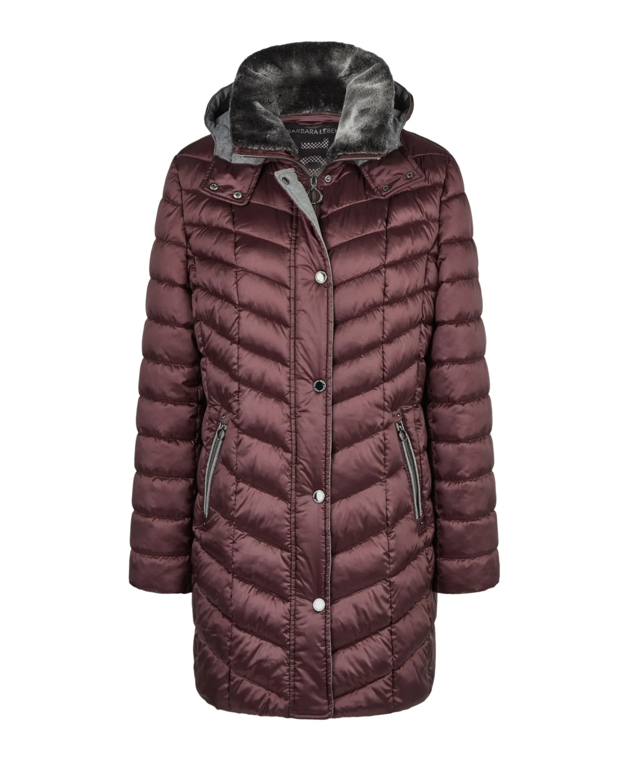 Dames jas bordeaux