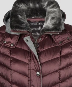 Dames jas bordeaux