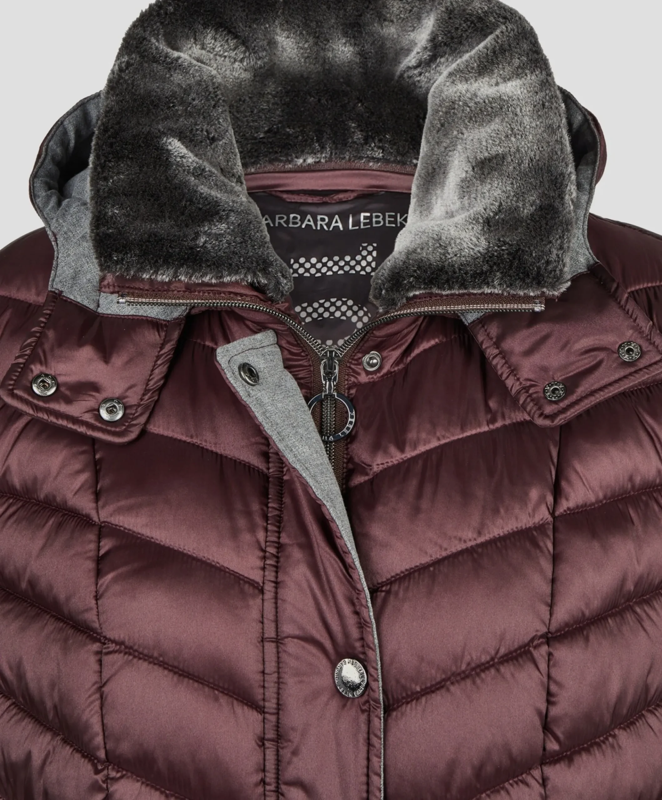 Dames jas bordeaux