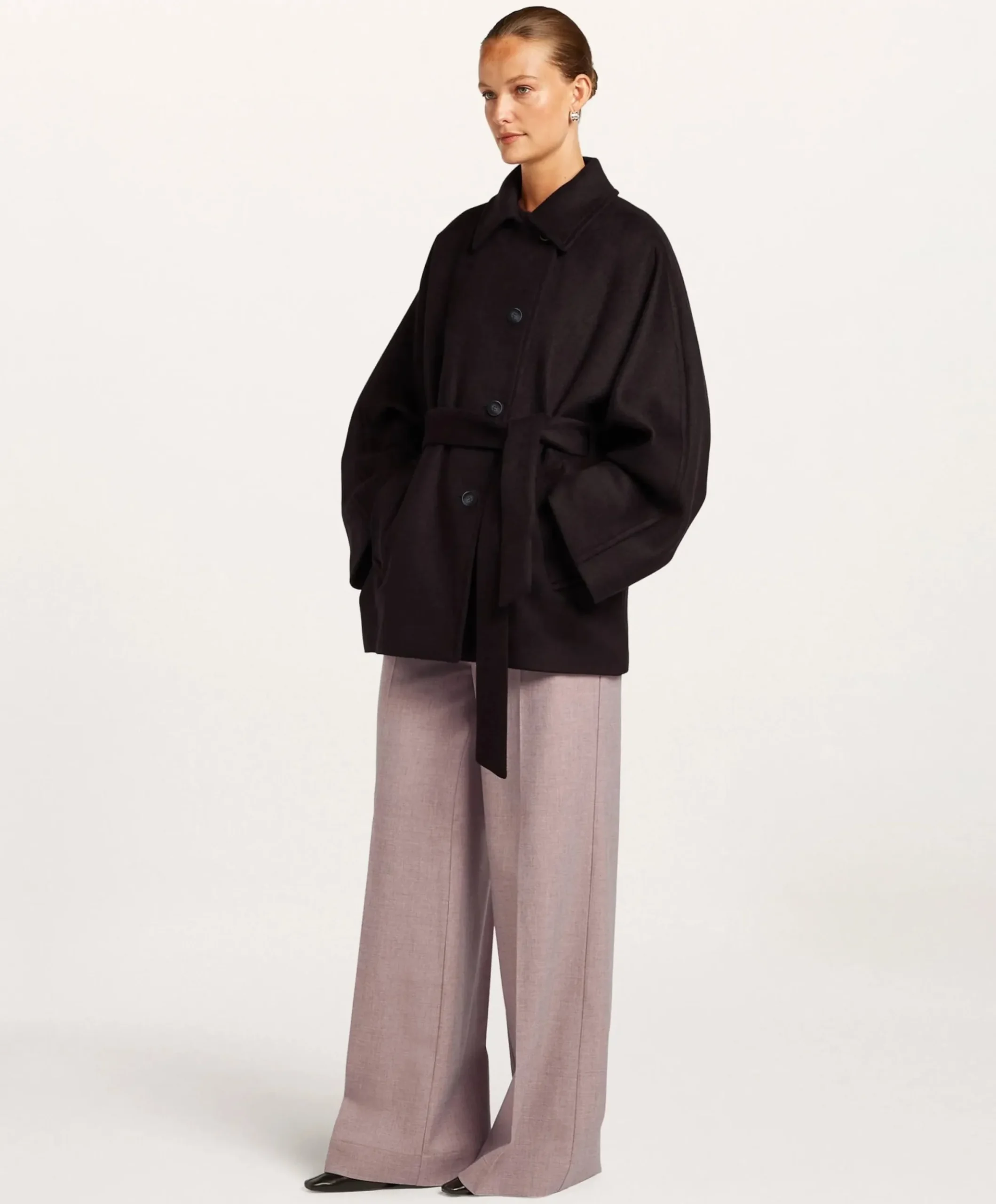 Dames jas bordeaux