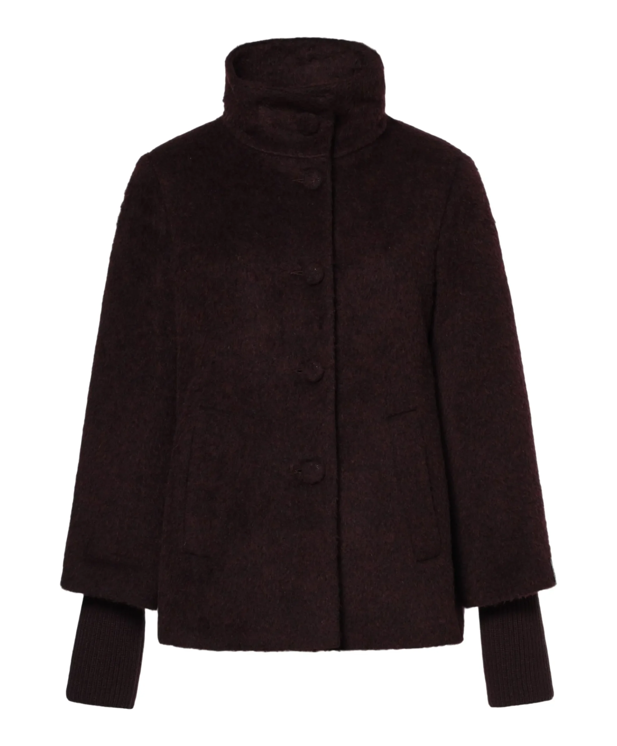 Dames jas bordeaux