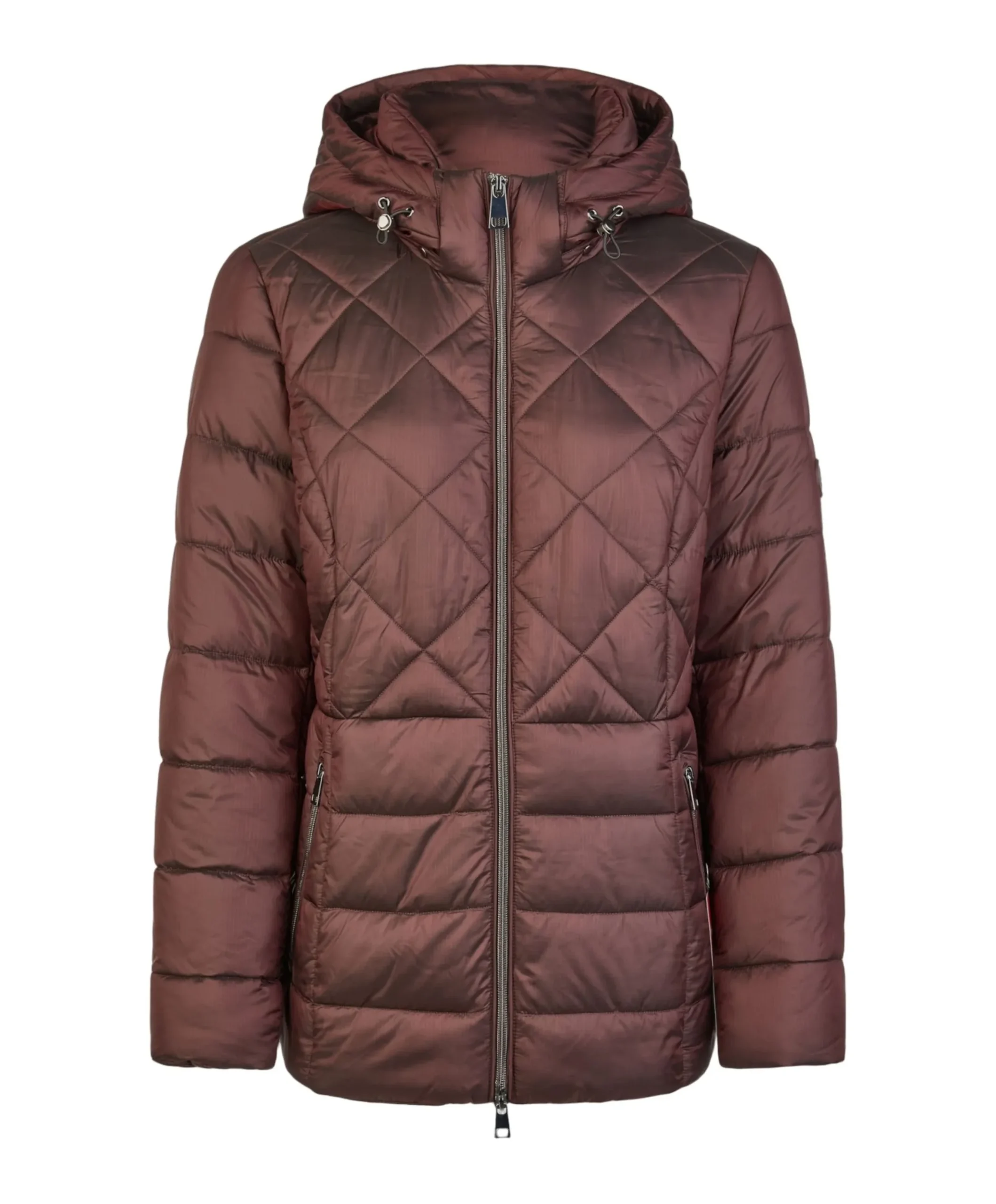 Dames jas bordeaux